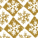 240 Blatt Seidenpapier - Snowflake Gold Print 500x750 - 18gms