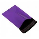 100 plastic verzendzakken Violet maat M - 305x406 mm + 40 mm Lip