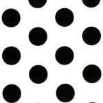 240 Blatt Seidenpapier - Black Dottes Print 500x750 - 18gms