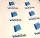 100x Stickers 25cm2 - 5x5cm max